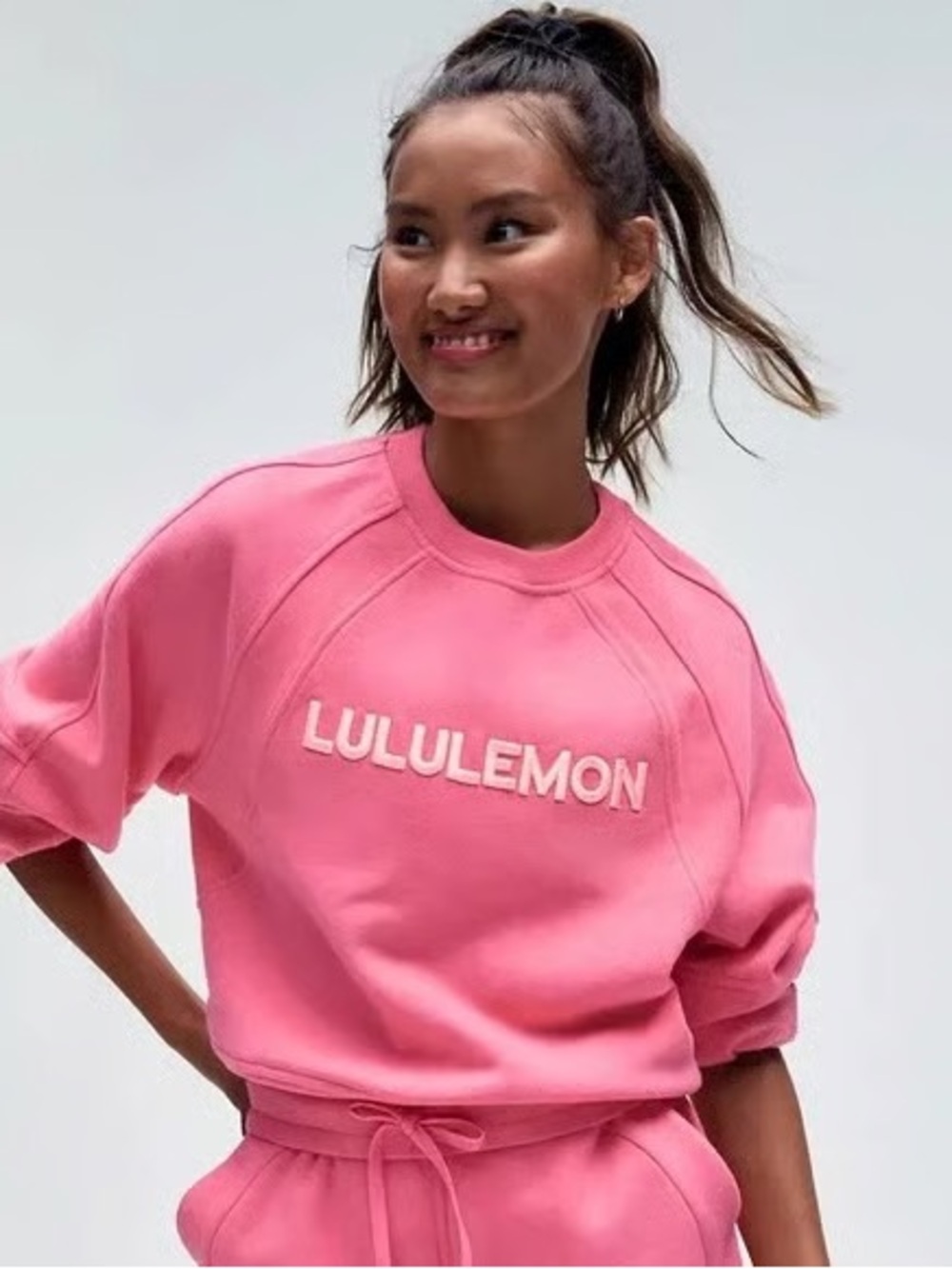 lululemon athletica Sakura Pink Scuba Pullover XL/XXL